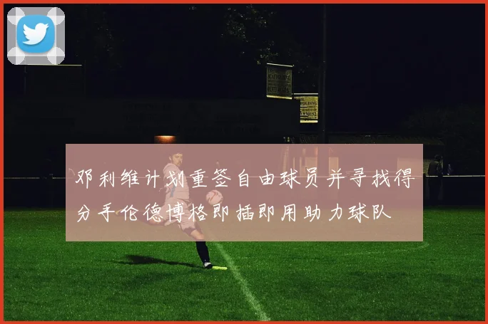 邓利维计划重签自由球员并寻找得分手伦德博格即插即用助力球队